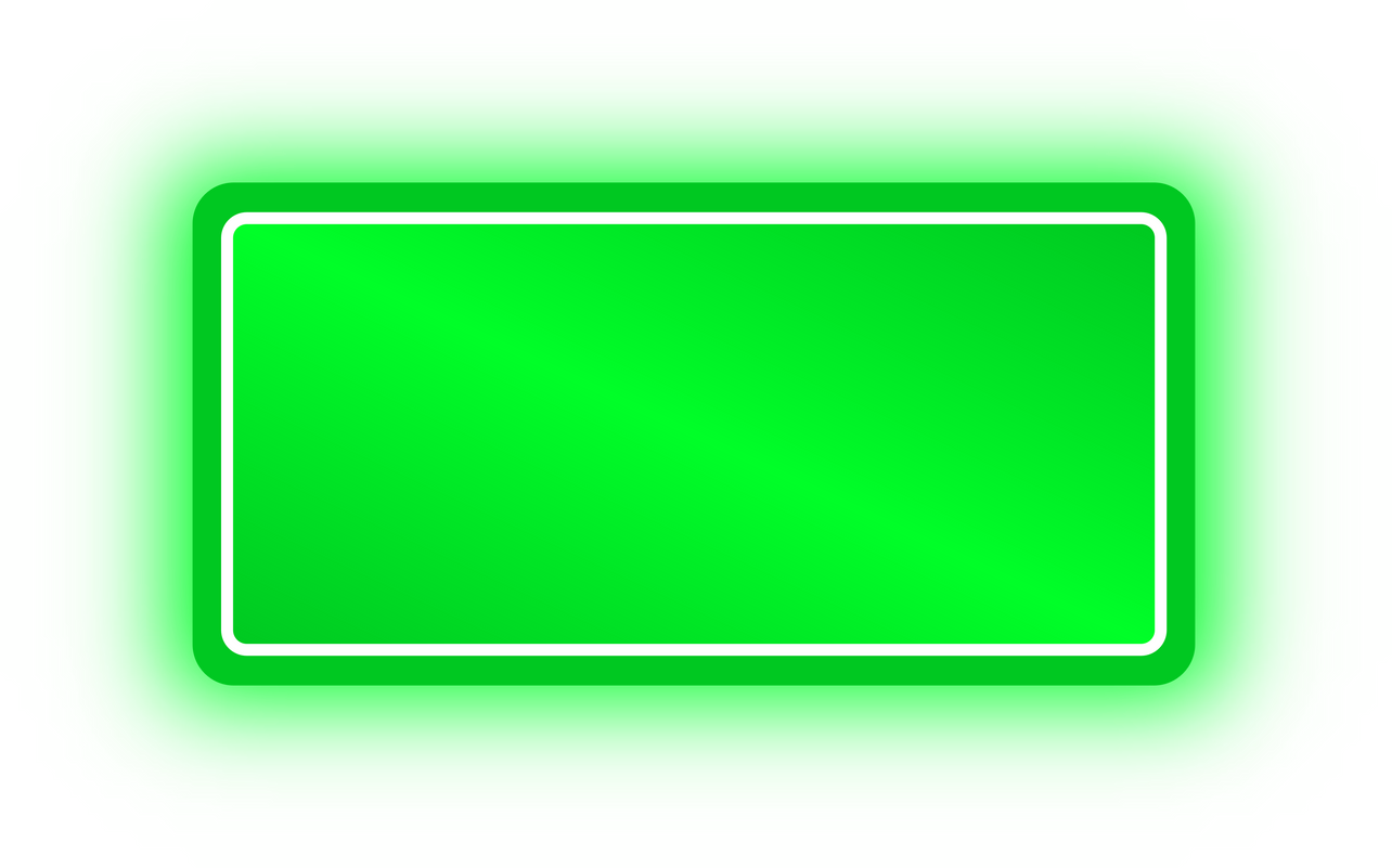 Neon Green Rectangle Banner, Neon Rectangle